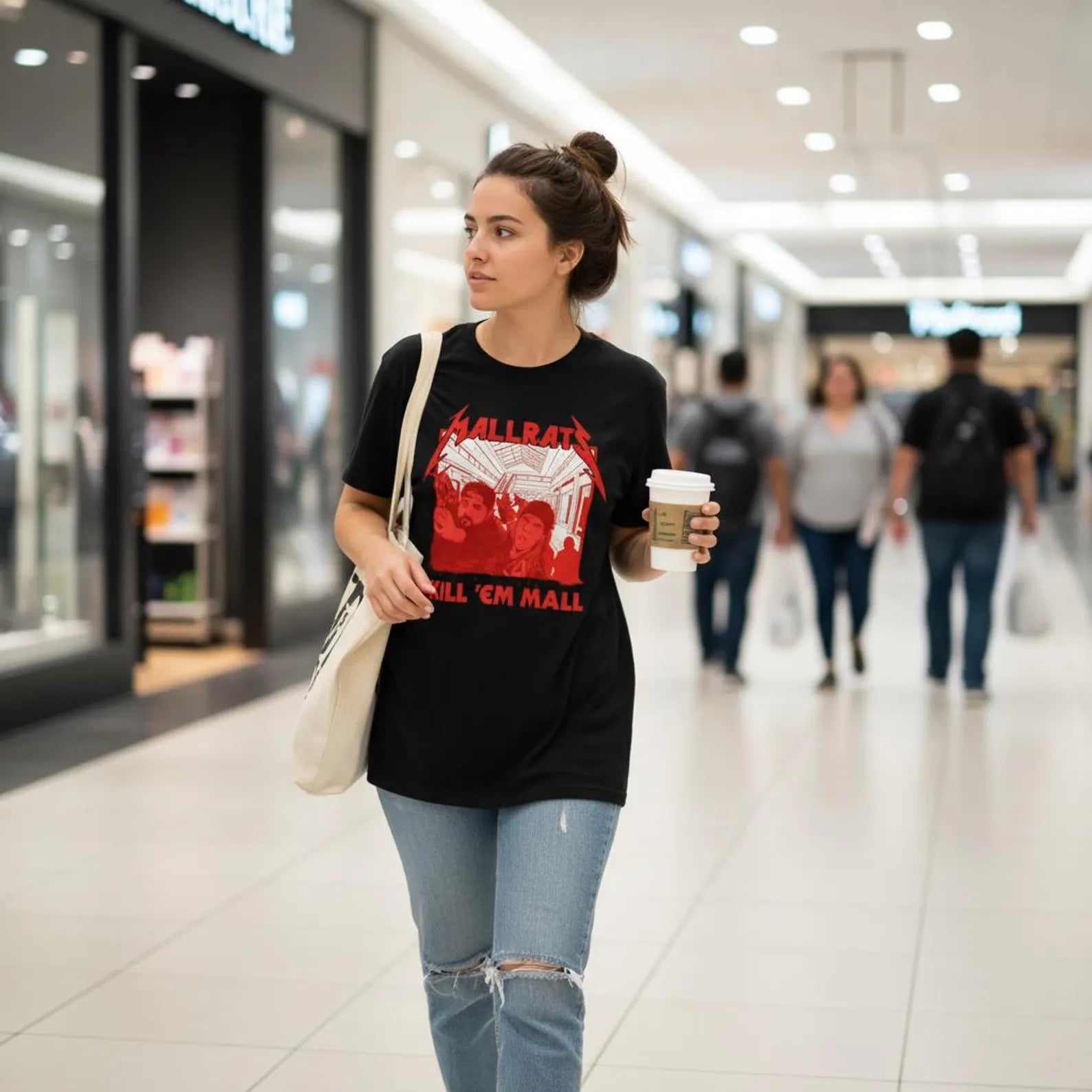 Mallrats Metallica Parody T-shirt — detail