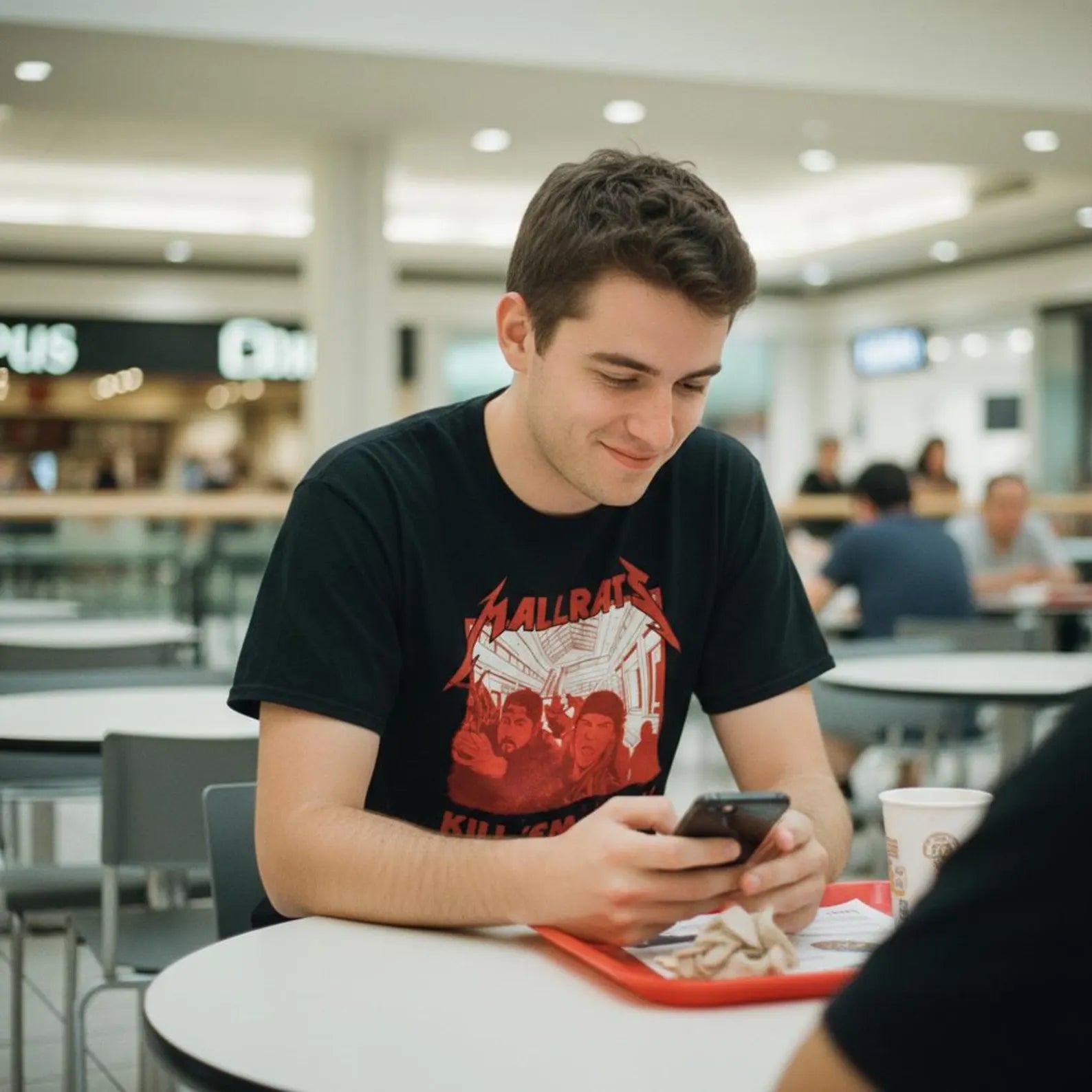 Mallrats Metallica Parody T-shirt — view 5