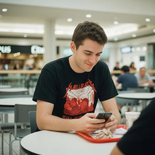 Mallrats Metallica Parody T-shirt — view 5