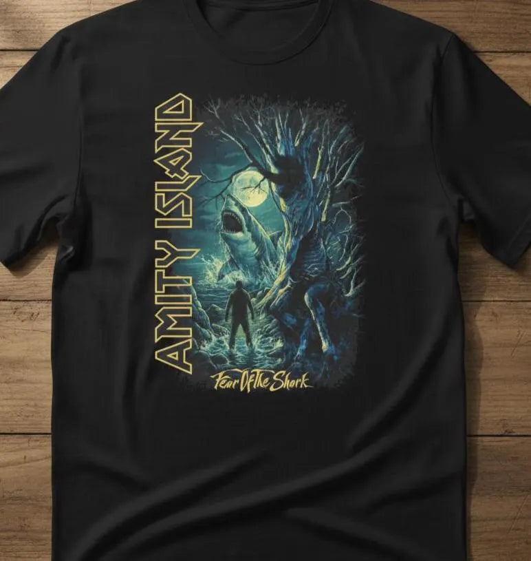 Amity Island Fear of the Shark T-Shirt — view 4