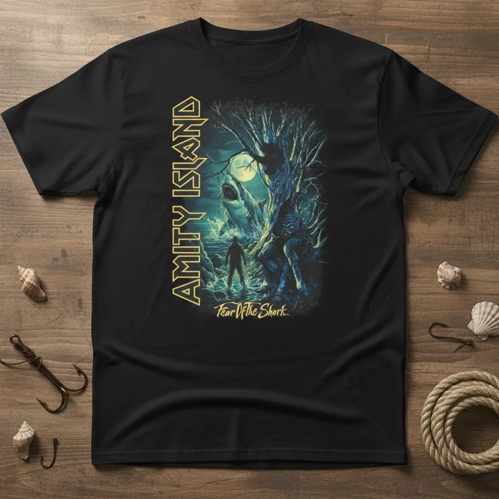 Amity Island Fear of the Shark T-Shirt — front