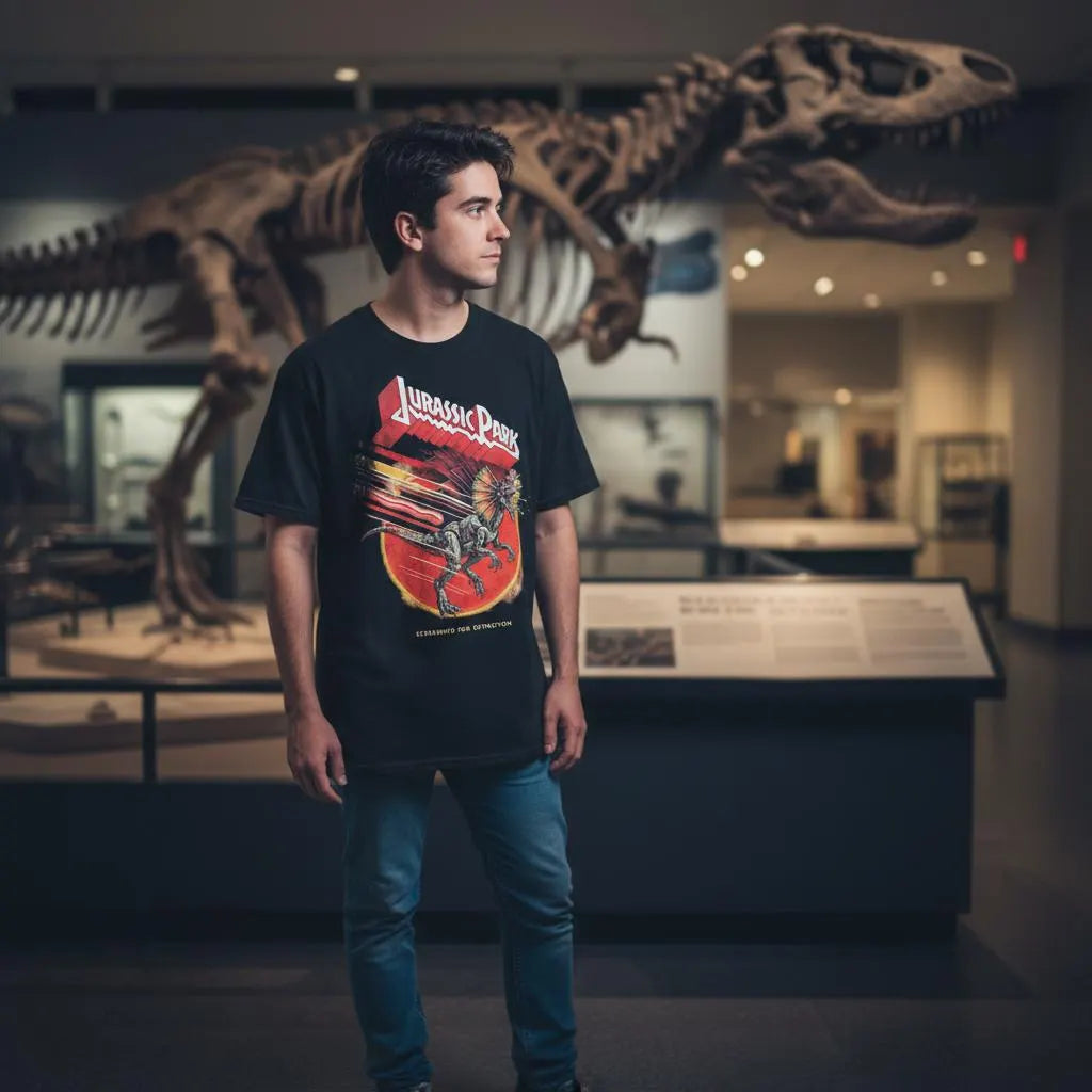 Jurassic Park Screaming for Extinction T-Shirt — view 4