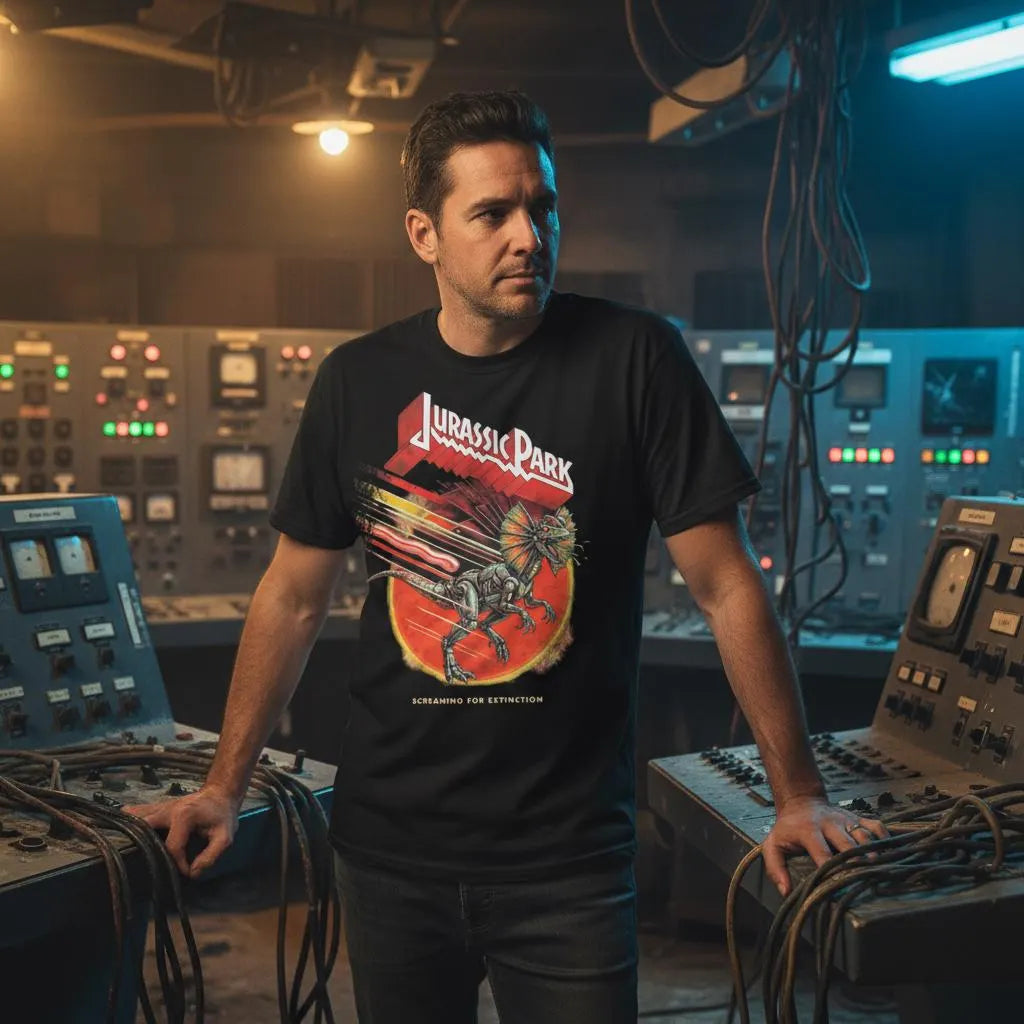 Jurassic Park Screaming for Extinction T-Shirt — view 6