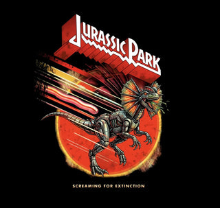 Jurassic Park Screaming for Extinction T-Shirt — back