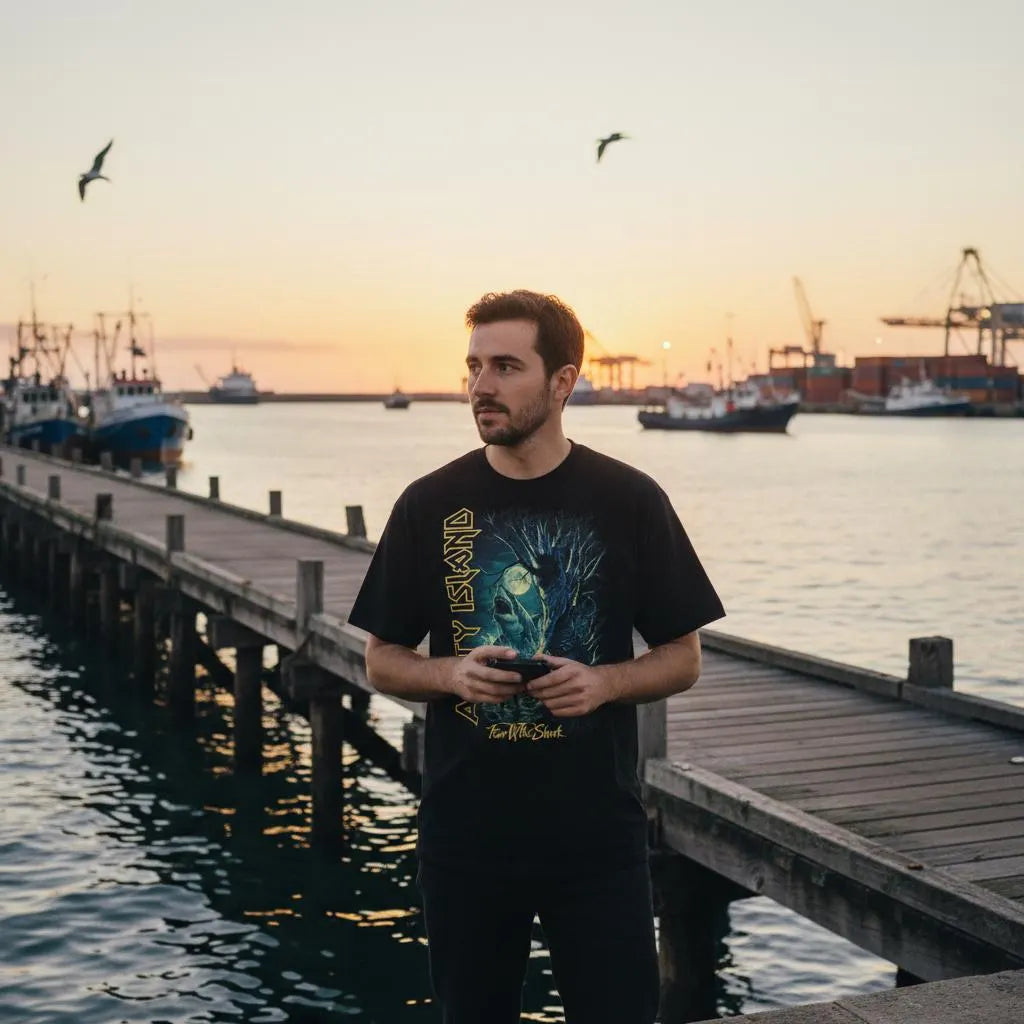 Amity Island Fear of the Shark T-Shirt — view 9